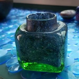 Nowegian Glass Candle Holder